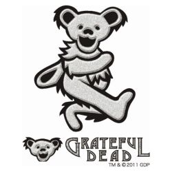 GD DANCING BEAR RUB ON STICKER D SV
