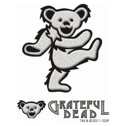 GD DANCING BEAR RUB ON STICKER E SV