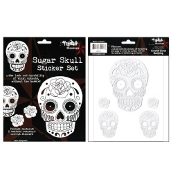 SUNNY BUICK　WHITE SUGAR SKULL STICKER SET