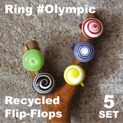 RECYCLED PLASTIC RING OLIMPIC / FLIP-FLOPS