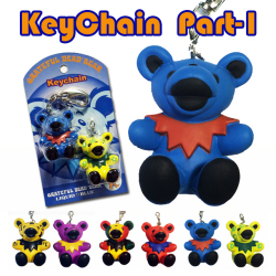 GRATEFUL DEAD BEAR KEY CHAIN PART-1