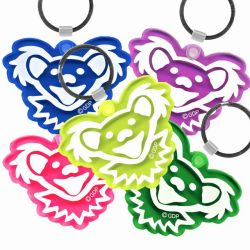 BEAR HEAD KEY RING