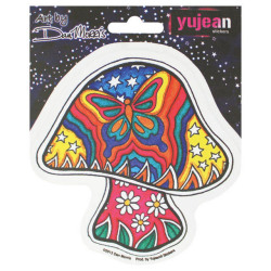 DAN MORRIS BUTTERFLY MUSHROOM STICKER