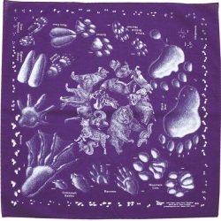 ANIMAL TRACKS BANDANA