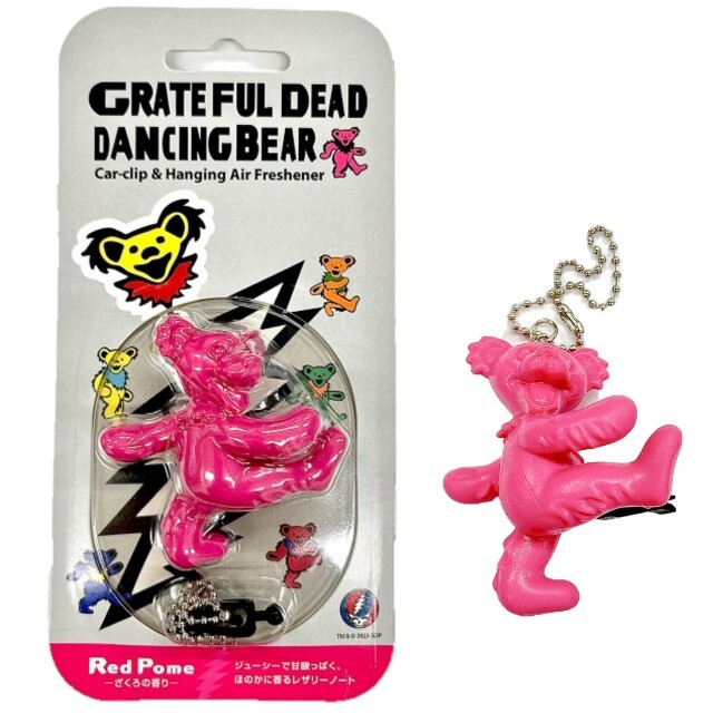 GRATEFUL DEAD ,AIR FRESHNER, 芳香剤, グレイトフルデッド,デッドベア