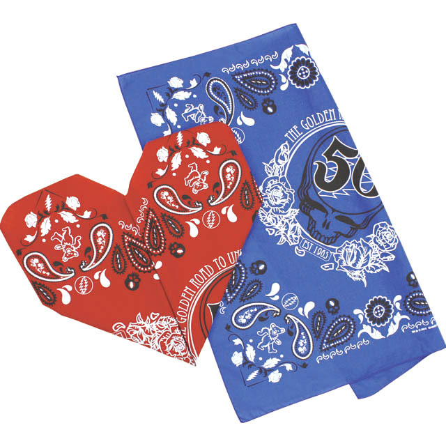 GRATEFUL DEAD,グレイトフルデッド,BANDANA,バンダナ,50周年記念