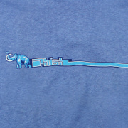 MANMOTH ON BLUE CHICK HEMP WOMENS SHORT SLEEVE T-SHIRTS
