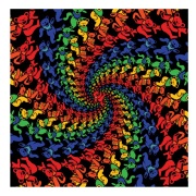 GD RAINBOW BEAR SPIRAL BANDANA / グレイトフルデッド レインボー ベアー スパイラル バンダナ