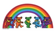 GD RAINBOW BEARS 5" STICKER / グレイトフルデッド レインボー ベアー ステッカー 5インチ