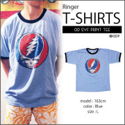 【RINGER TEE】LARGE SYF RINGER T BL