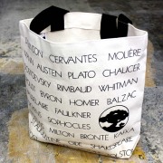 DESIGN WEST AUTHORS NAME TOTE BAG