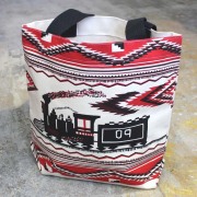 DESIGN WEST TRAIN TOTE BAG