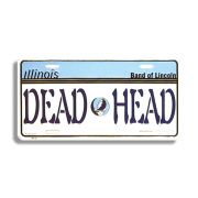GRATEFUL DEAD ILLINOIS DEAD HEAD LICENSE PLATE / グレイトフルデッド イリノイ デッドヘッズ ライセンスプレート