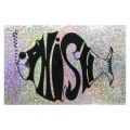 PHISH BLACK LOGO ON GLITTER STICKER