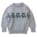 GD BEAR WOOL KIDS SWEATER GY