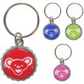 GD BEAR HEAD BOTTLE CAP KEY RING