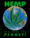 HEMP CAN SAVE THE PLANET STICKER