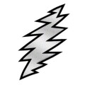 グレイトフルデッド ライトニングボルト グリッター ステッカー / GD LIGHTNING BOLT GLITTER STICKER / シール GRATEFULDEAD