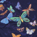 【送料無料】LOOK&TOUCH(ルックアンドタッチ)エキゾチックバタフライTシャツ：LT1844 /EXOTIC BUTTERFLIES T-SHIRTS［半袖］