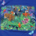 LOOK & TOUCH ADULT TROPICAL RAINFOREST T-SHIRTS