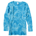 TIE-DYE THERMAL LIGHT BLUE LONG SLEEVE T-SHIRTS