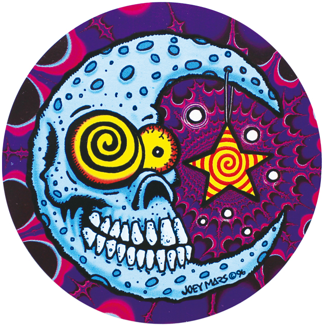 FRACTICAL MOON STICKER