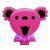 GD BEAR STAND MIRROR PK