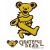 GD DANCING BEAR RUB ON STICKER D GO