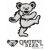GD DANCING BEAR RUB ON STICKER E SV