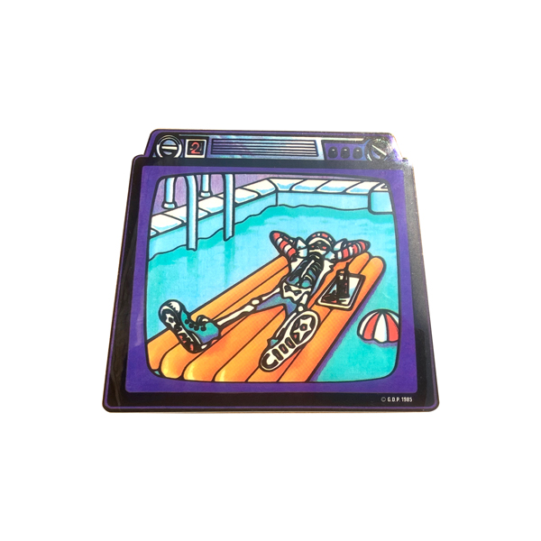 【 Uncle sam skeleton movie TV pool sticker 】アンクルサム スケルトン ムービー ティビー プール ステッカー