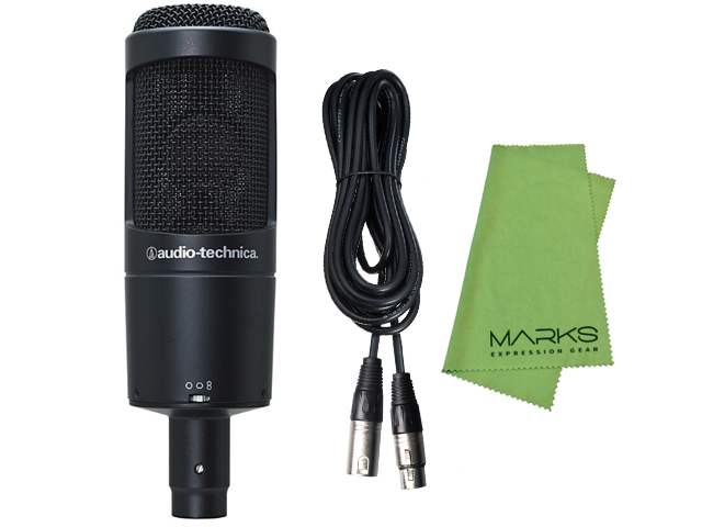 【即納可能】audio-technica AT2050 + TRUE DYNA TDXLR-05 + マークスオリジナルクロス セット（新品）【送料無料】【区分B】