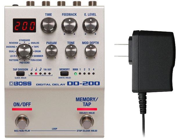 【即納可能】BOSS DD-200 + 純正ACアダプター PSA-100S2 セット（新品）【送料無料】【区分A】