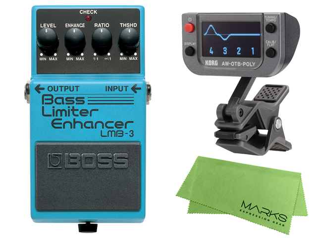 【即納可能】BOSS Bass Limiter Enhancer LMB-3 + KORG AW-OTB-POLY + マークスオリジナルクロス セット（新品）【送料無料】【区分A】