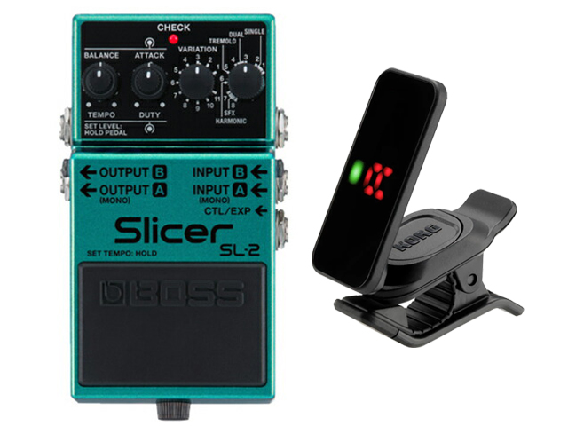 【即納可能】BOSS Slicer SL-2 + KORG Pitchclip 2 PC-2 セット（新品）【送料無料】【区分A】