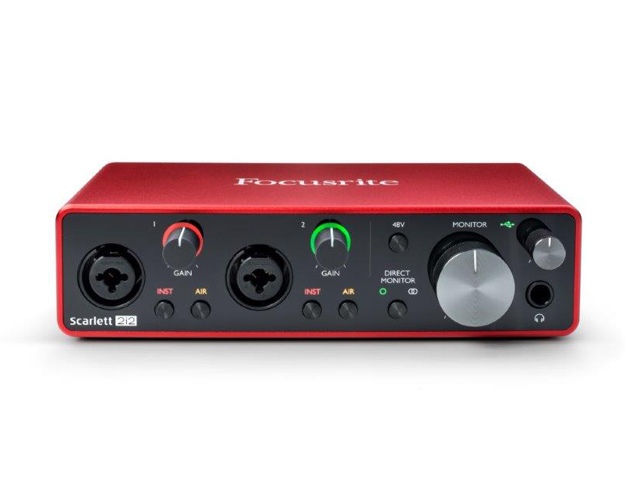 【即納可能】Focusrite Scarlett 2i2 (gen3)（新品）【送料無料】【国内正規流通品】【区分A】