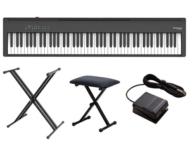 【即納可能】Roland FP-30X-BK + キーボードスタンド + チェア セット（新品）【送料無料】【区分J】【梱P-3】