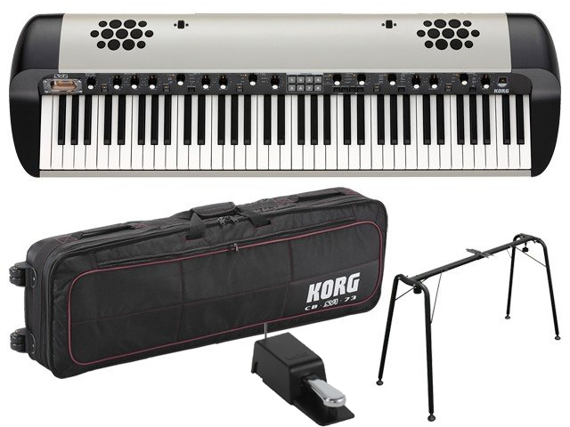 【即納可能】KORG SV-2S 73 + CB-SV1-73 + ST-SV1-BK セット（新品）【送料無料】【区分J】【梱P-3】
