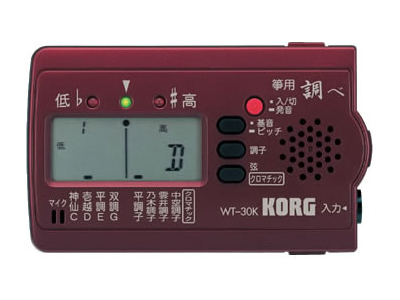 KORG 筝 専用チューナー 調べ WT-30K（新品）【送料無料】【メール便利用】【区分YC】