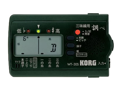 KORG 三味線 専用チューナー 調べ WT-30S（新品）【送料無料】【メール便利用】【区分YC】