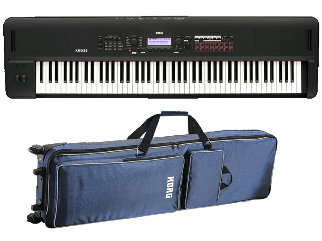 【即納可能】KORG KROSS 2 88鍵盤モデル Super Matt Black [KROSS2-88MB] 純正ソフトケース セット（新品）【送料無料】【区分K】【梱P-2】
