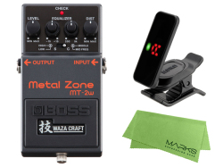 【即納可能】BOSS Metal Zone MT-2w + KORG Pitchclip 2 PC-2 + マークスオリジナルクロス セット（新品）【送料無料】【区分A】