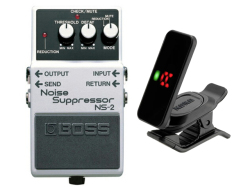【即納可能】BOSS Noise Suppressor NS-2 + KORG Pitchclip 2 PC-2 セット（新品）【送料無料】【区分A】
