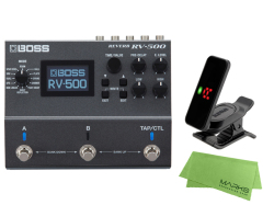 【即納可能】BOSS RV-500 + KORG Pitchclip 2 PC-2 + マークスオリジナルクロス セット（新品）【送料無料】【区分B】