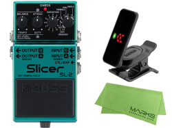 【即納可能】BOSS Slicer SL-2 + KORG Pitchclip 2 PC-2 + マークスオリジナルクロス セット（新品）【送料無料】【区分A】