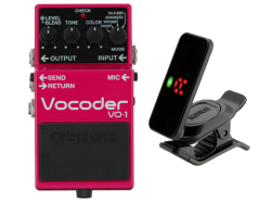 【即納可能】BOSS Vocoder VO-1 + KORG Pitchclip 2 PC-2 セット（新品）【送料無料】【区分A】