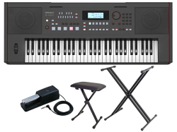 Roland E-X50 Arranger Keyboard ペダル + スタンド + チェア セット（新品）【送料無料】【即納可能】【区分I】【梱P-4】