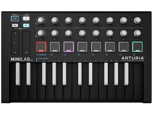 Arturia MiniLab MKII INVERTED｜シンセサイザー専門店『マークス  