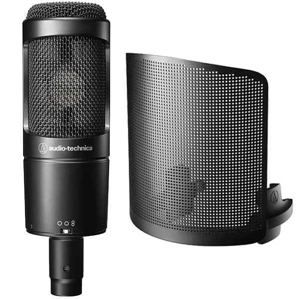 audio-technica AT2050 + ポップフィルター AT8175 セット 
