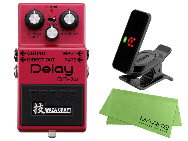 BOSS Delay DM-2w (J) + KORG Pitchclip 2 PC-2 + マークス