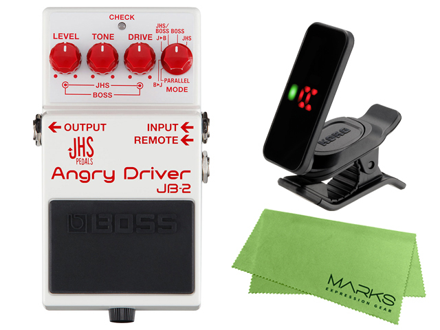 BOSS Angry Driver JB-2 + KORG Pitchclip 2 PC-2 + マークス